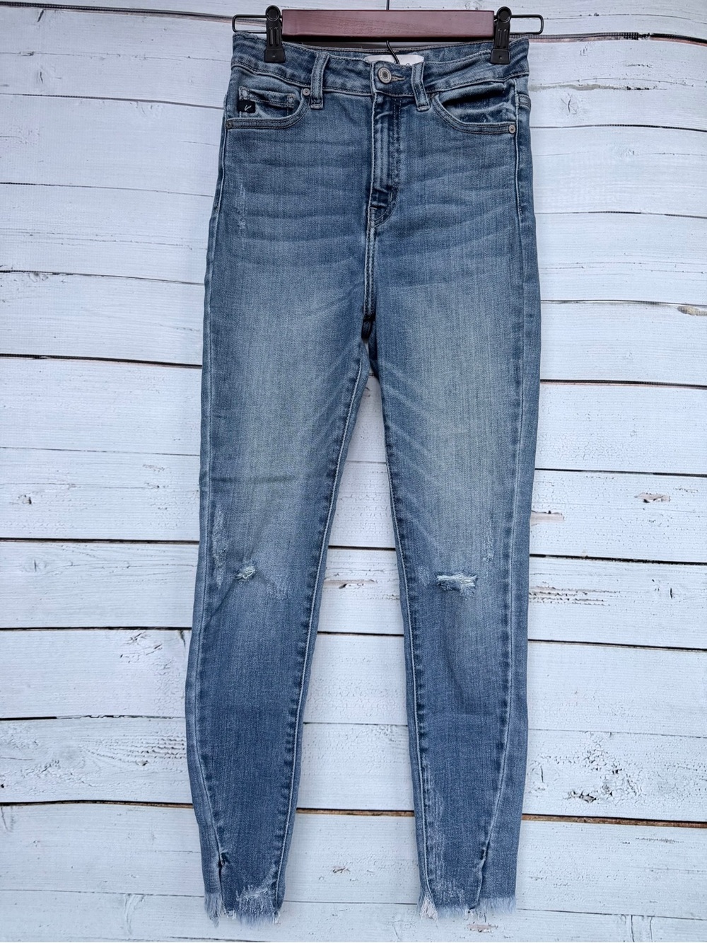 KanCan High-Rise Distressed Skinny Jeans Size 3 / 25 #161